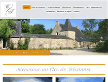 Tablet Screenshot of closdetrevannec.com